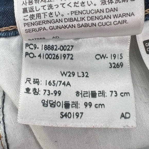 Levi’s 721 High Rise Skinny Straight Leg Jeans Size 29 Women’s - Picture 6 of 7